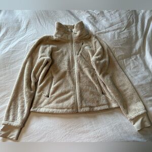 North face fleece cropped jacket